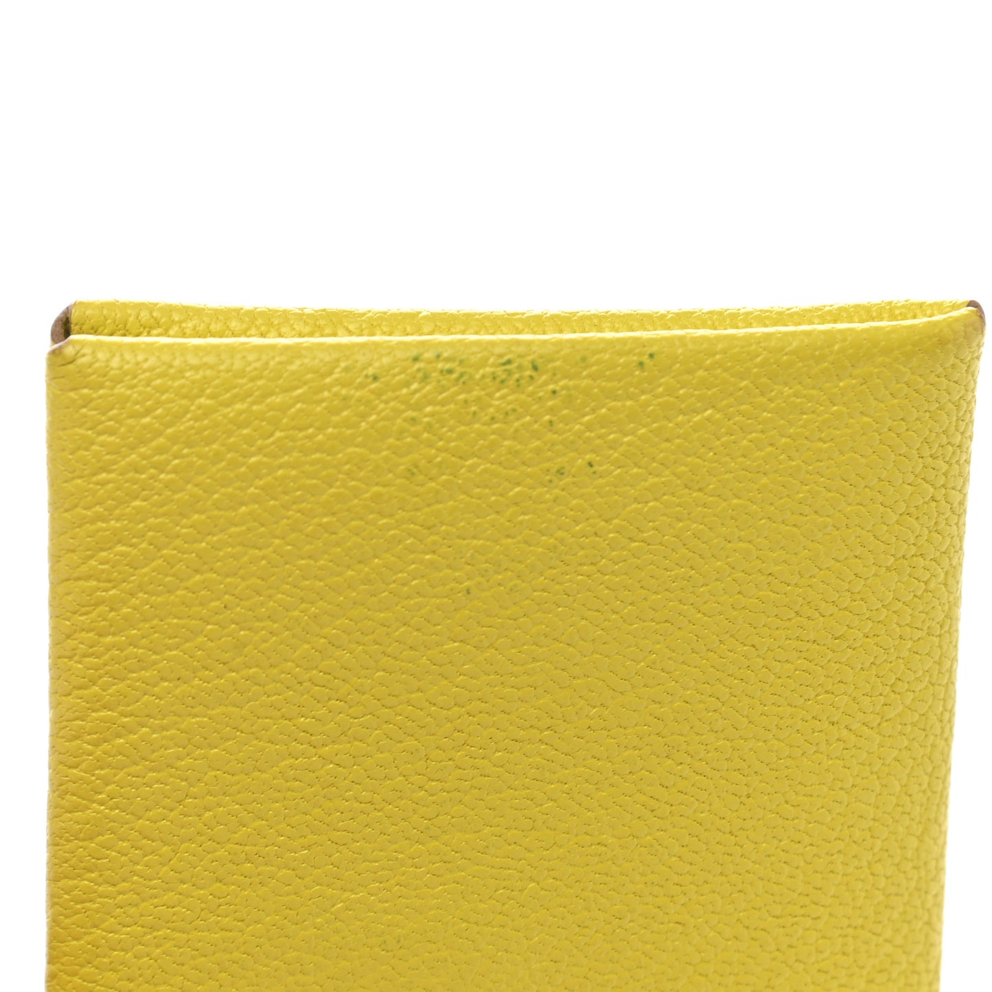Chevre Mysore Calvi Card Case Lime