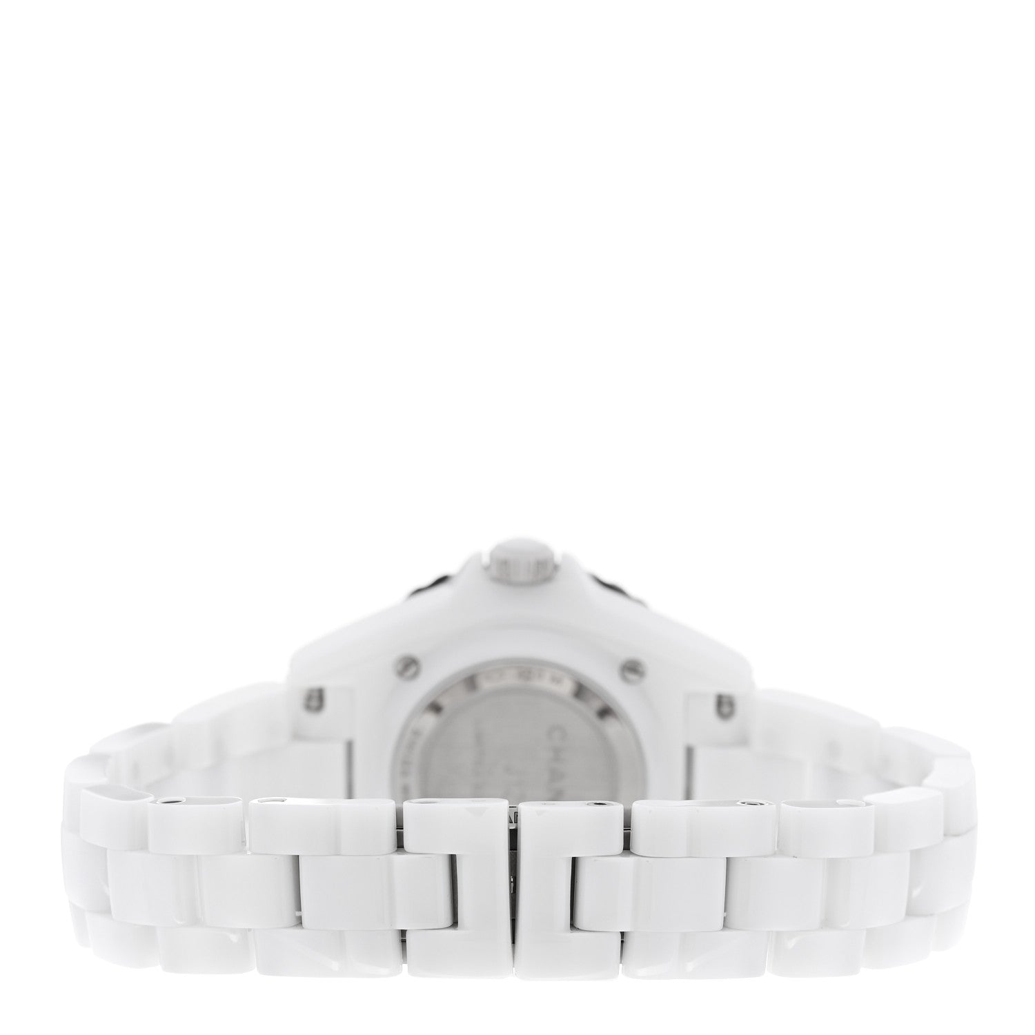 Chanel Stainless Steel Ceramic 33mm J12 Limited Edition Couture Quartz Watch White 3 of 5