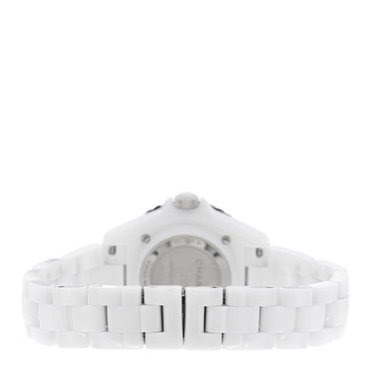 Chanel Stainless Steel Ceramic 33mm J12 Limited Edition Couture Quartz Watch White 3 of 5