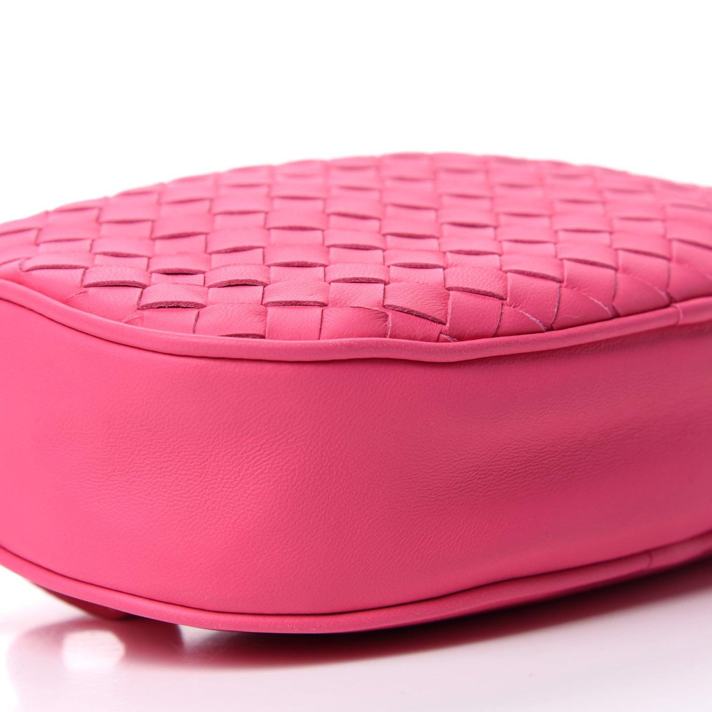 Nappa Intrecciato Belt Bag Rosa Shock
