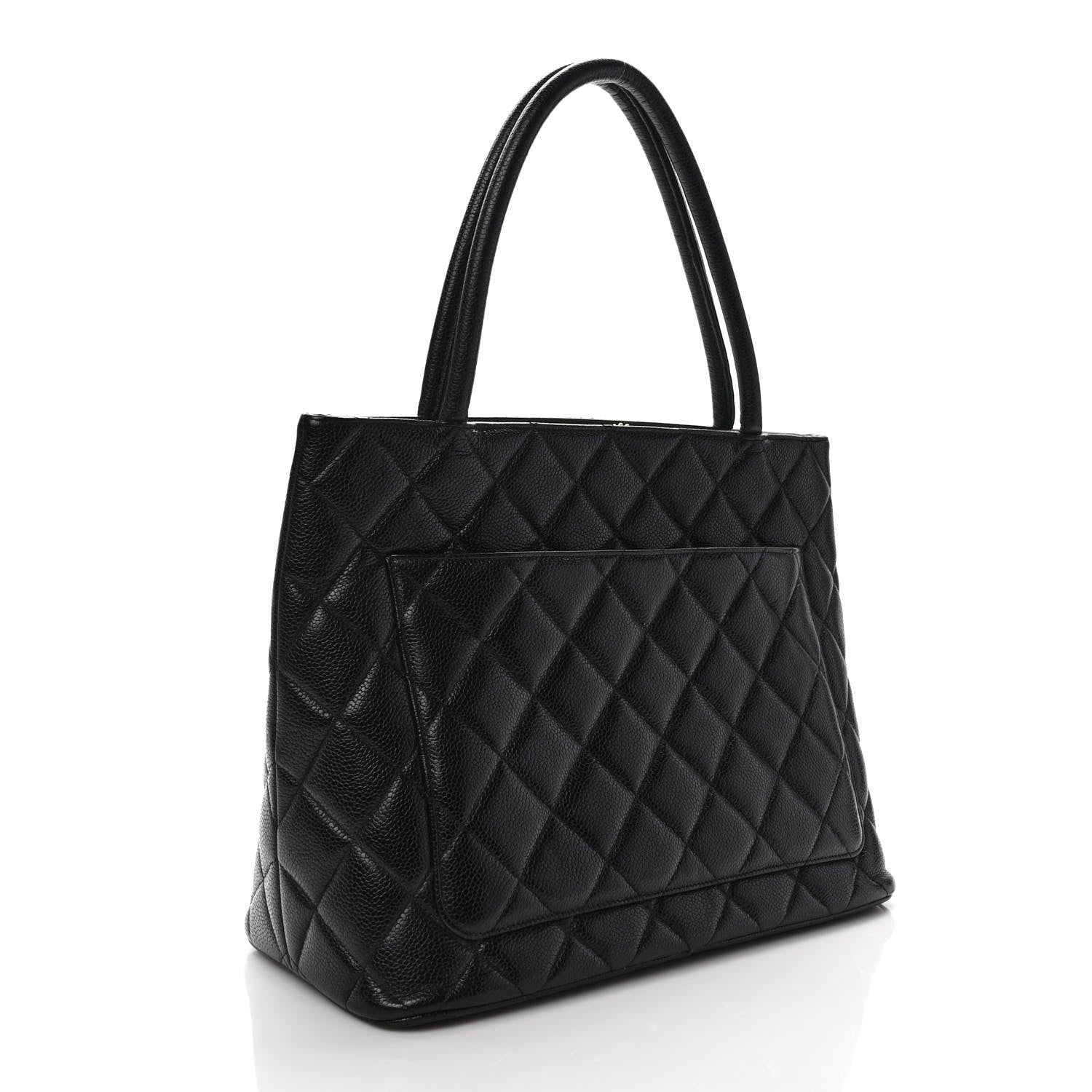 Chanel Caviar Quilted Medallion Tote Black 3 of 10