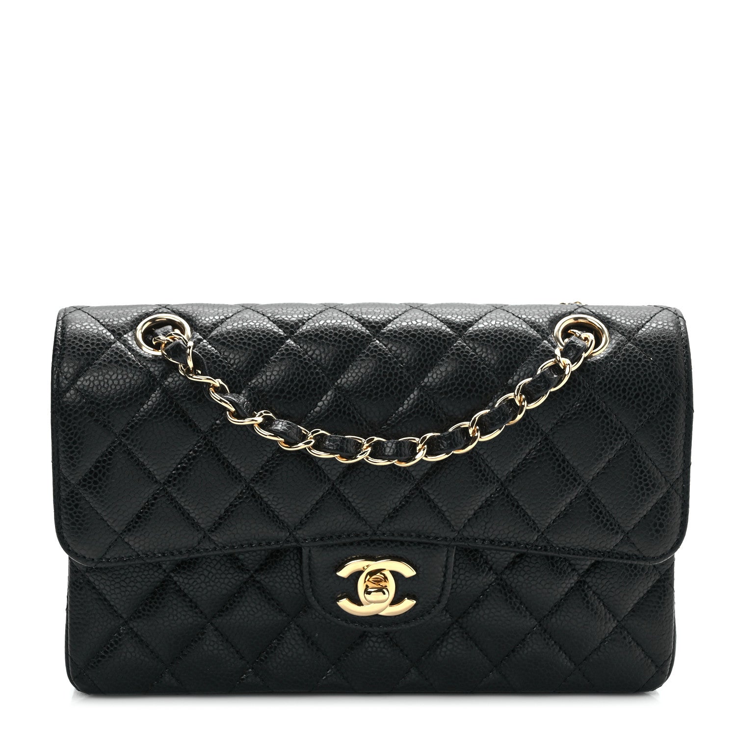 Chanel Caviar Quilted Small Double Flap Black 1 of 9