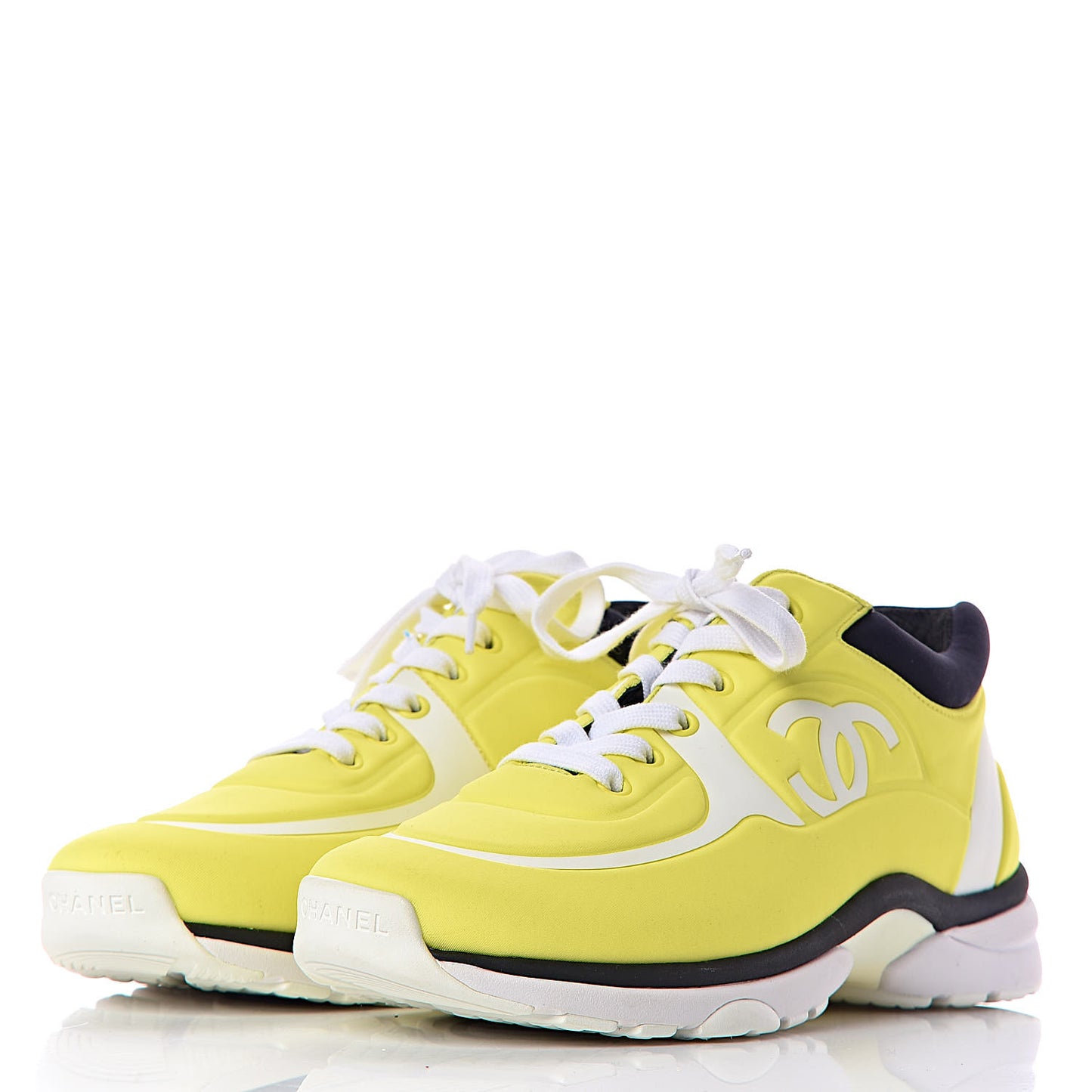 Lycra Fabric CC Sneakers 39 Yellow