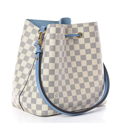 Louis Vuitton Damier Azur Neonoe MM Bleuet 3 of 9