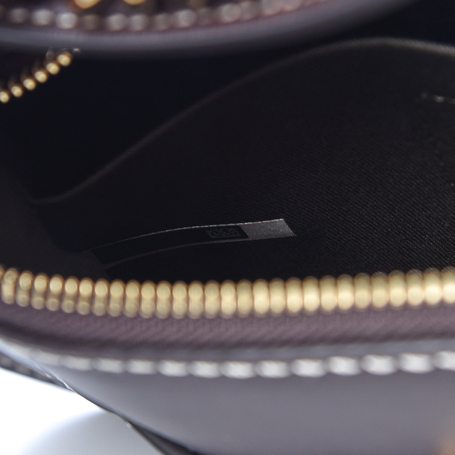 Chloe Shiny Calfskin Small Marcie Saddle Shoulder Bag Black Raisin 8 of 13