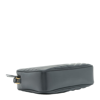 Saint Laurent Calfskin Matelasse Monogram Lou Camera Bag Dark Smog 5 of 12
