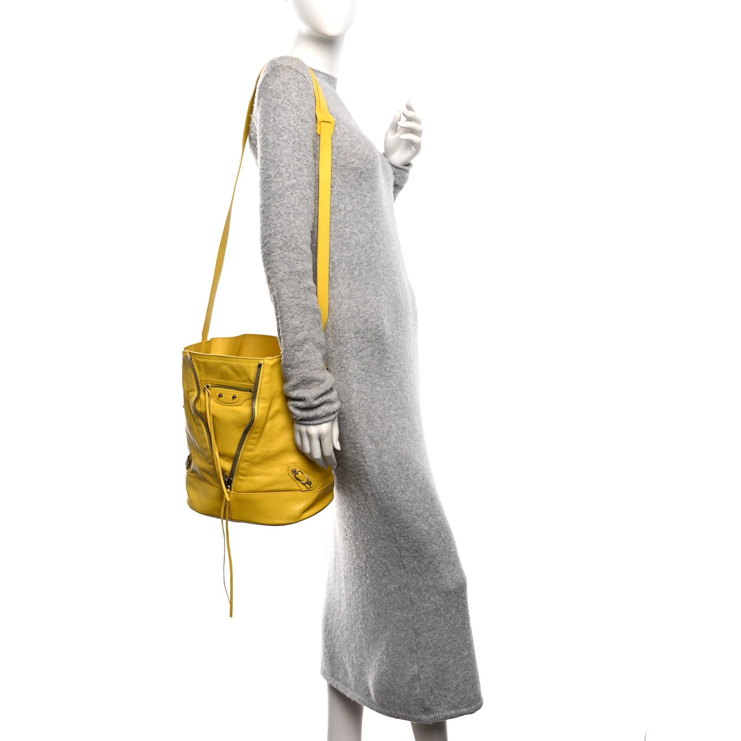 Calfskin Papier Drop Jaune Citronnade