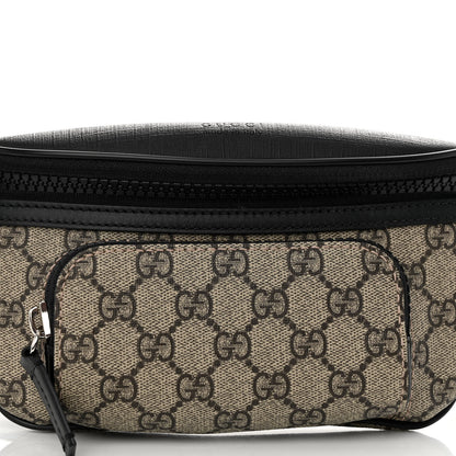 Gucci GG Supreme Monogram Belt Bag Black 9 of 11