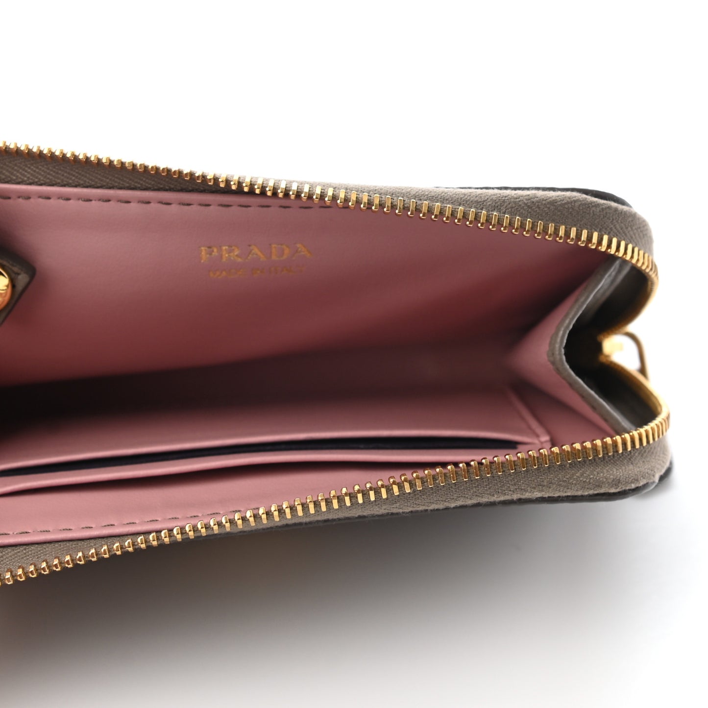 Daino Colour Metal Zip Around Keychain Argilla