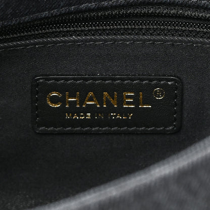 Chanel Denim Quilted Denim Mood Mini Rectangular Flap Black Multicolor 6 of 11