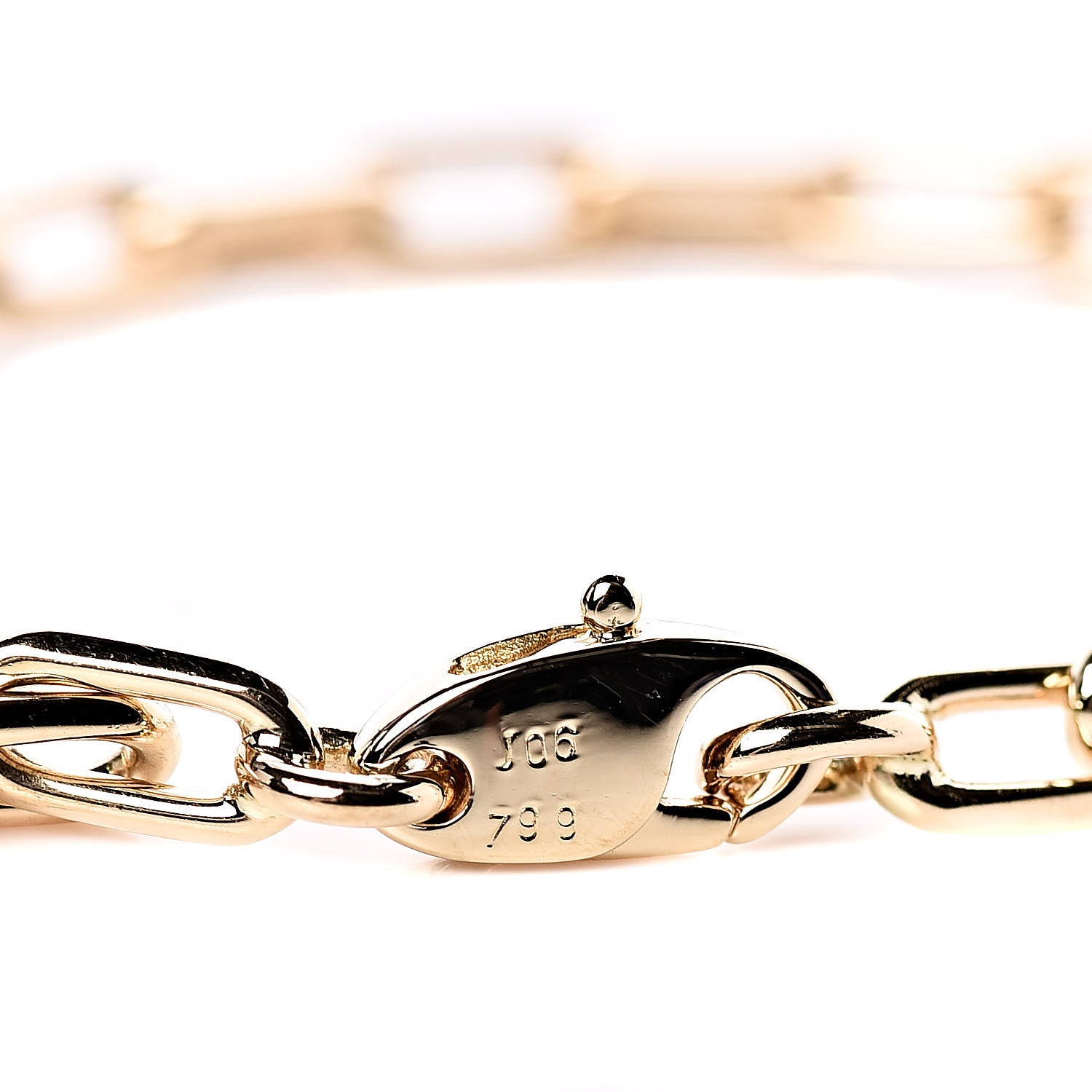 Cartier 18K Yellow Gold Spartacus Link Chain Bracelet 4 of 5