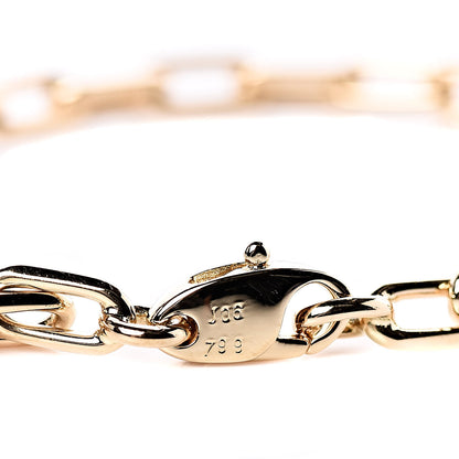 Cartier 18K Yellow Gold Spartacus Link Chain Bracelet 4 of 5