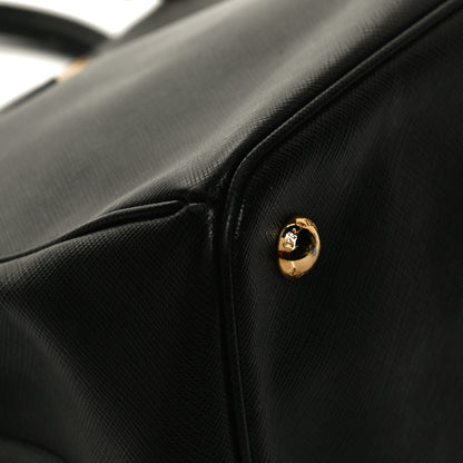 Prada Saffiano Medium Galleria Double Zip Tote Black 12 of 14