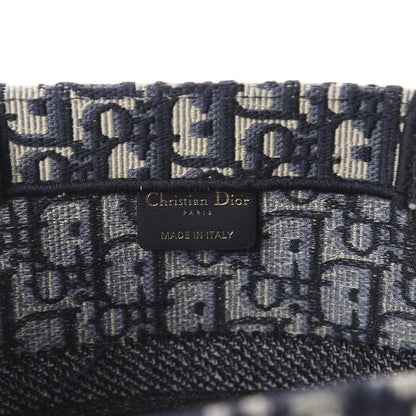 Christian Dior Oblique Medium Book Tote Blue Multicolor 5 of 8