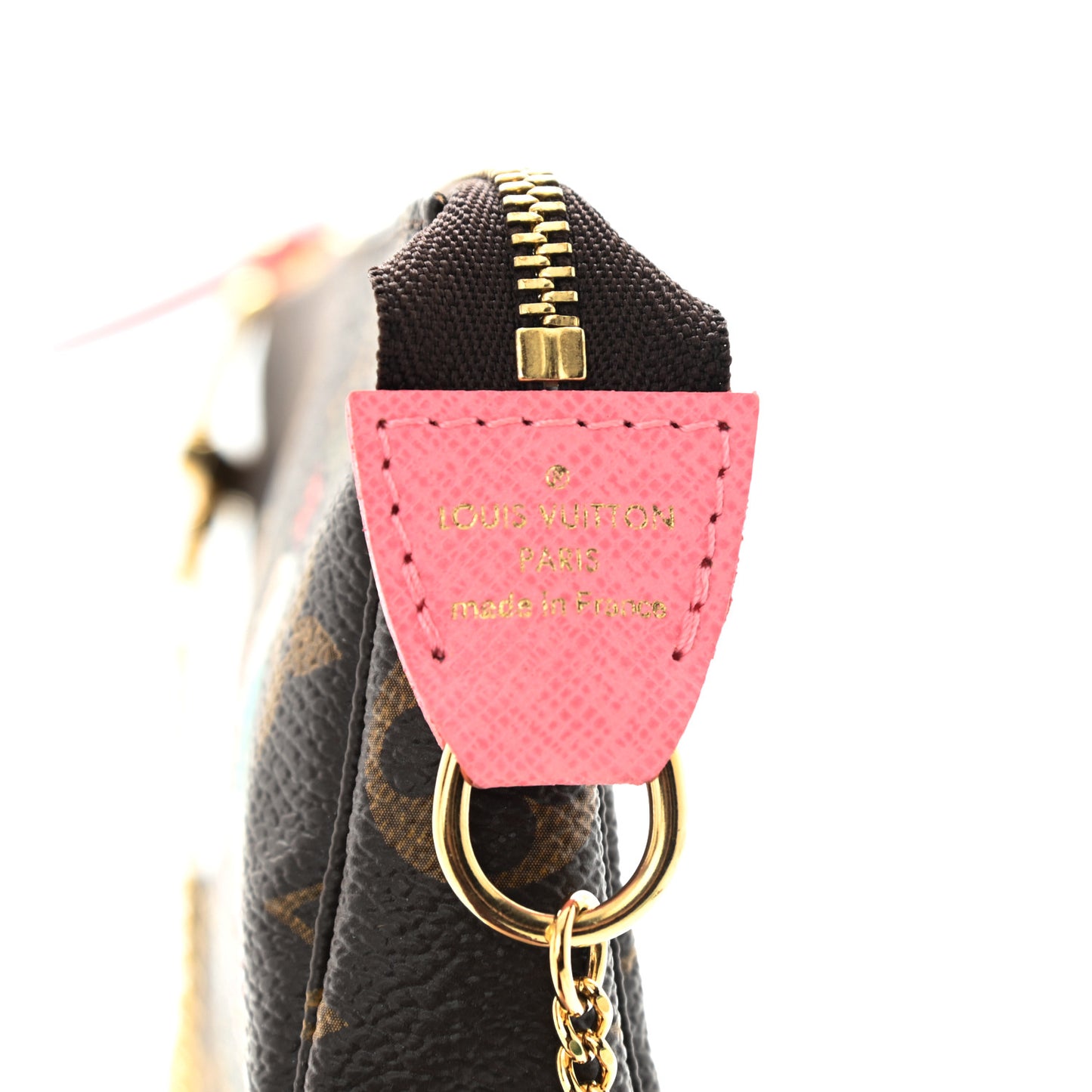 Monogram Illustre Mini Pochette Accessories Rose