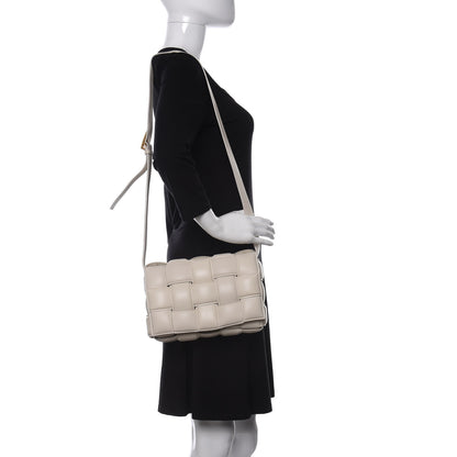 Bottega Veneta Nappa Maxi Intreccio Padded Cassette Crossbody Bag Chalk 2 of 8