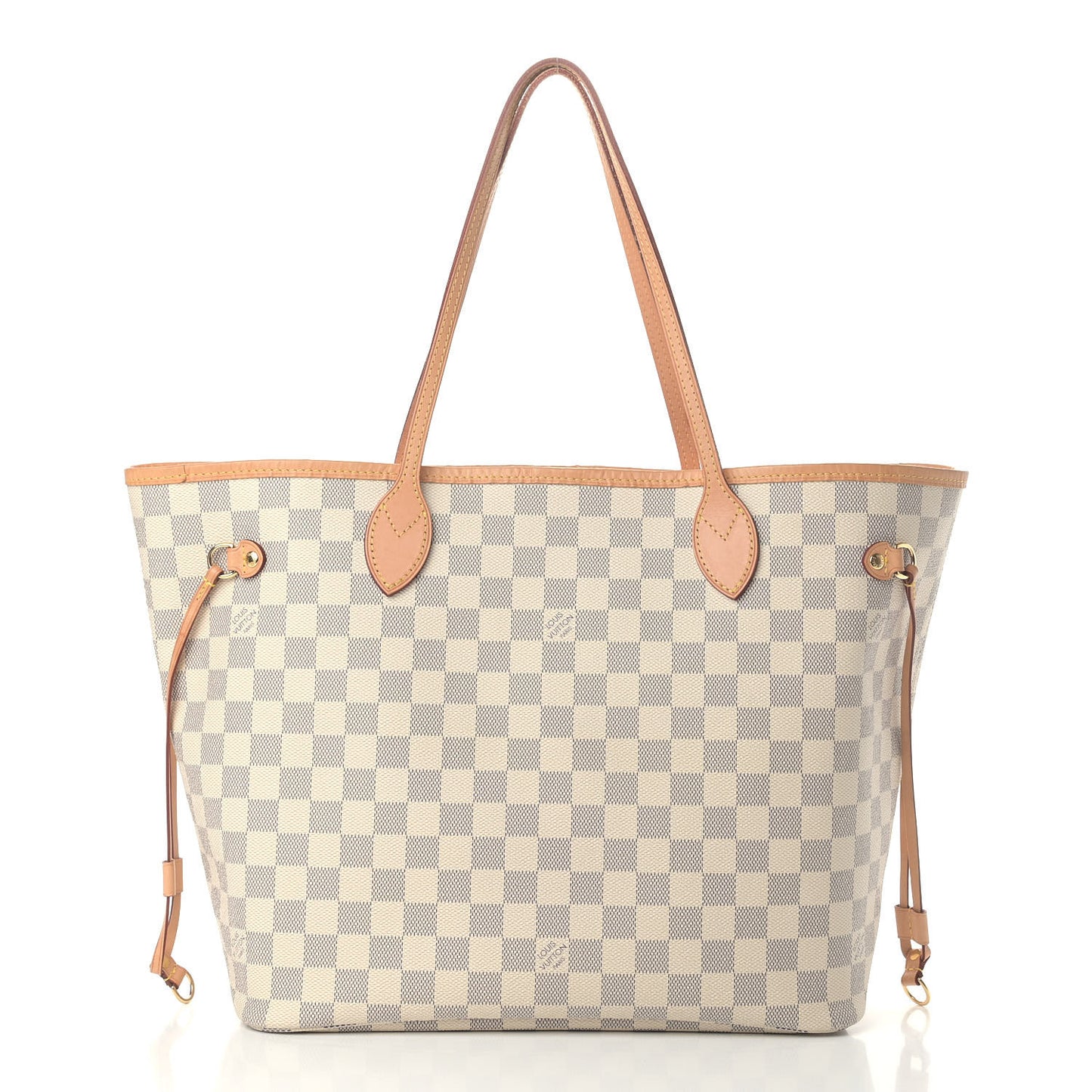 Damier Azur Neo Neverfull MM Rose Ballerine