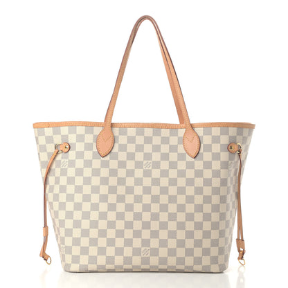 Louis Vuitton Damier Azur Neo Neverfull MM Rose Ballerine 2 of 13