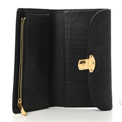 Louis Vuitton Mahina Amelia Wallet Black 4 of 4