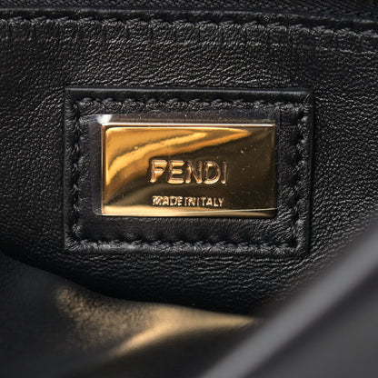 Fendi Nappa Mini Peekaboo Iconic Satchel Black 7 of 10