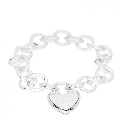 Tiffany Sterling Silver Return to Tiffany Love Lock Bracelet 1 of 3
