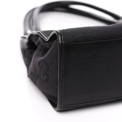 Gucci Monogram Jackie Shoulder Bag Black 10 of 17