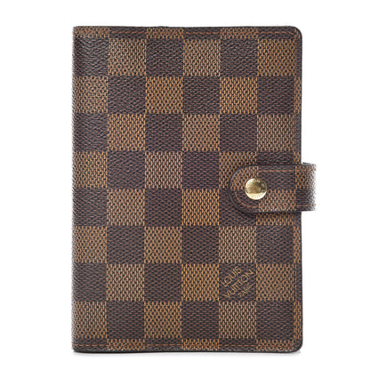 Louis Vuitton Damier Ebene Small Ring Agenda Cover 1 of 10