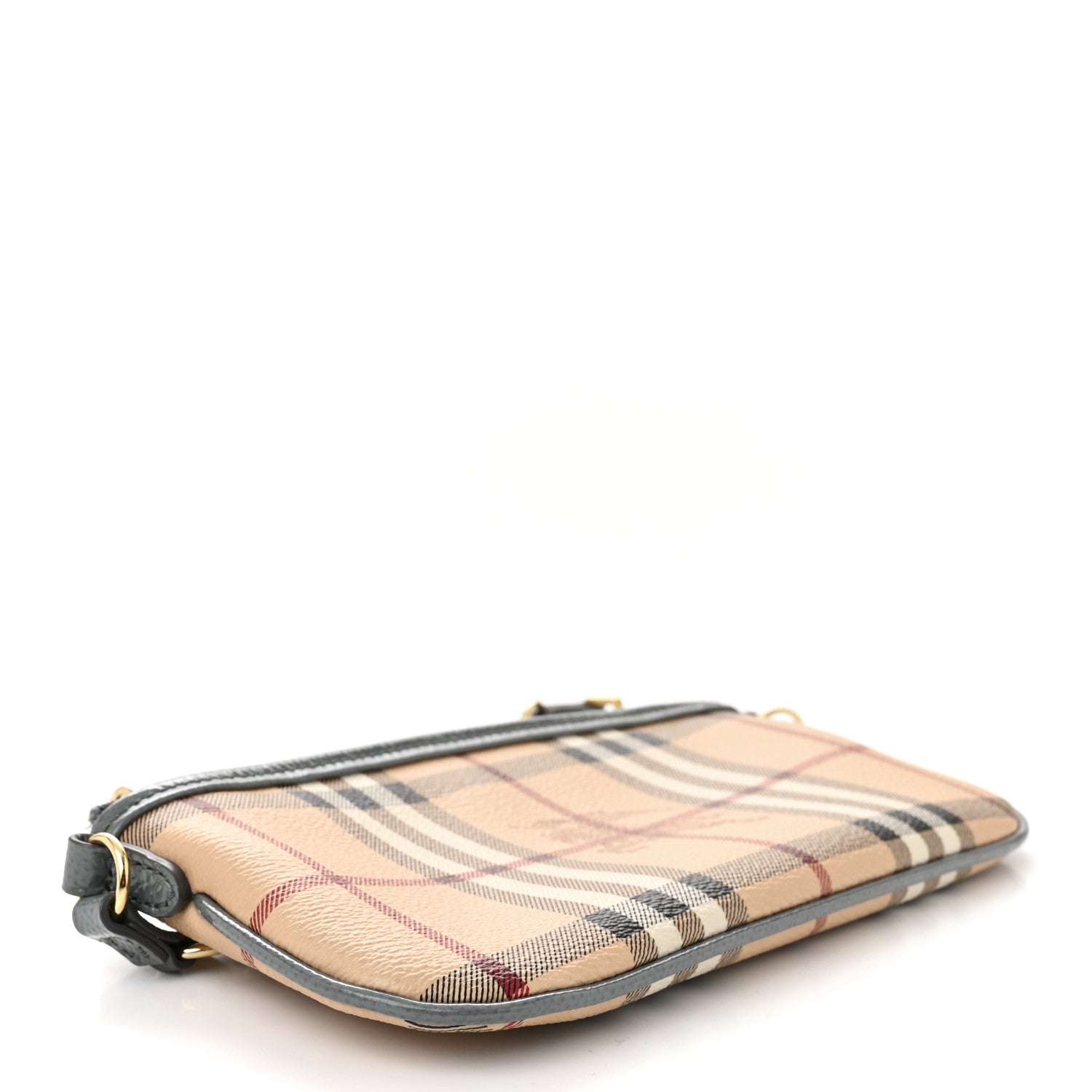 Burberry Haymarket Check Clara Pochette Grey 4 of 11