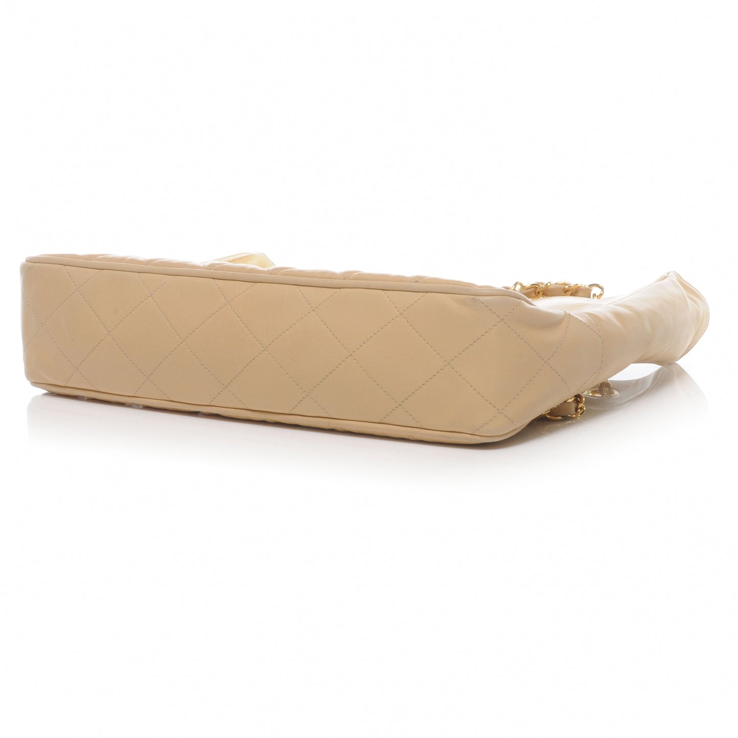Lambskin Shopping Tote Beige