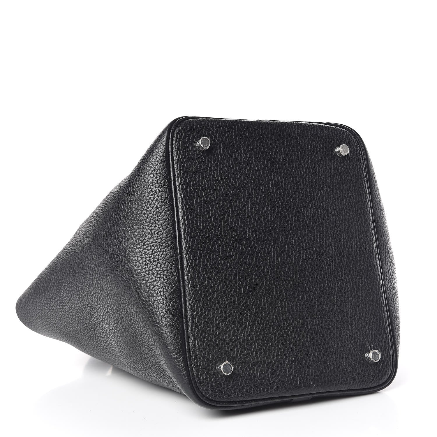 Hermes Taurillon Clemence Picotin Lock 22 MM Black 4 of 10