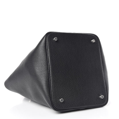 Hermes Taurillon Clemence Picotin Lock 22 MM Black 4 of 10