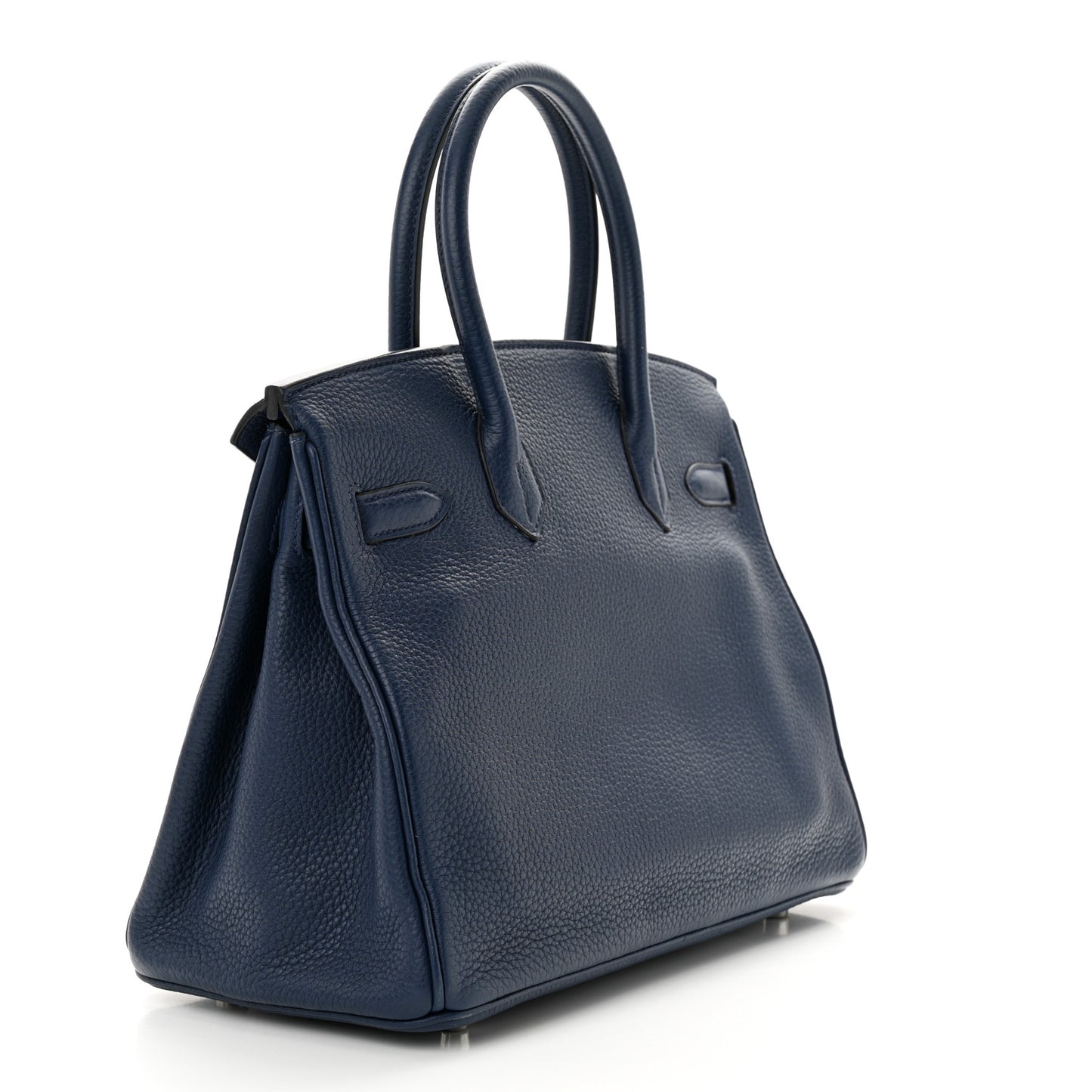 Taurillon Clemence Birkin 30 Bleu Saphir