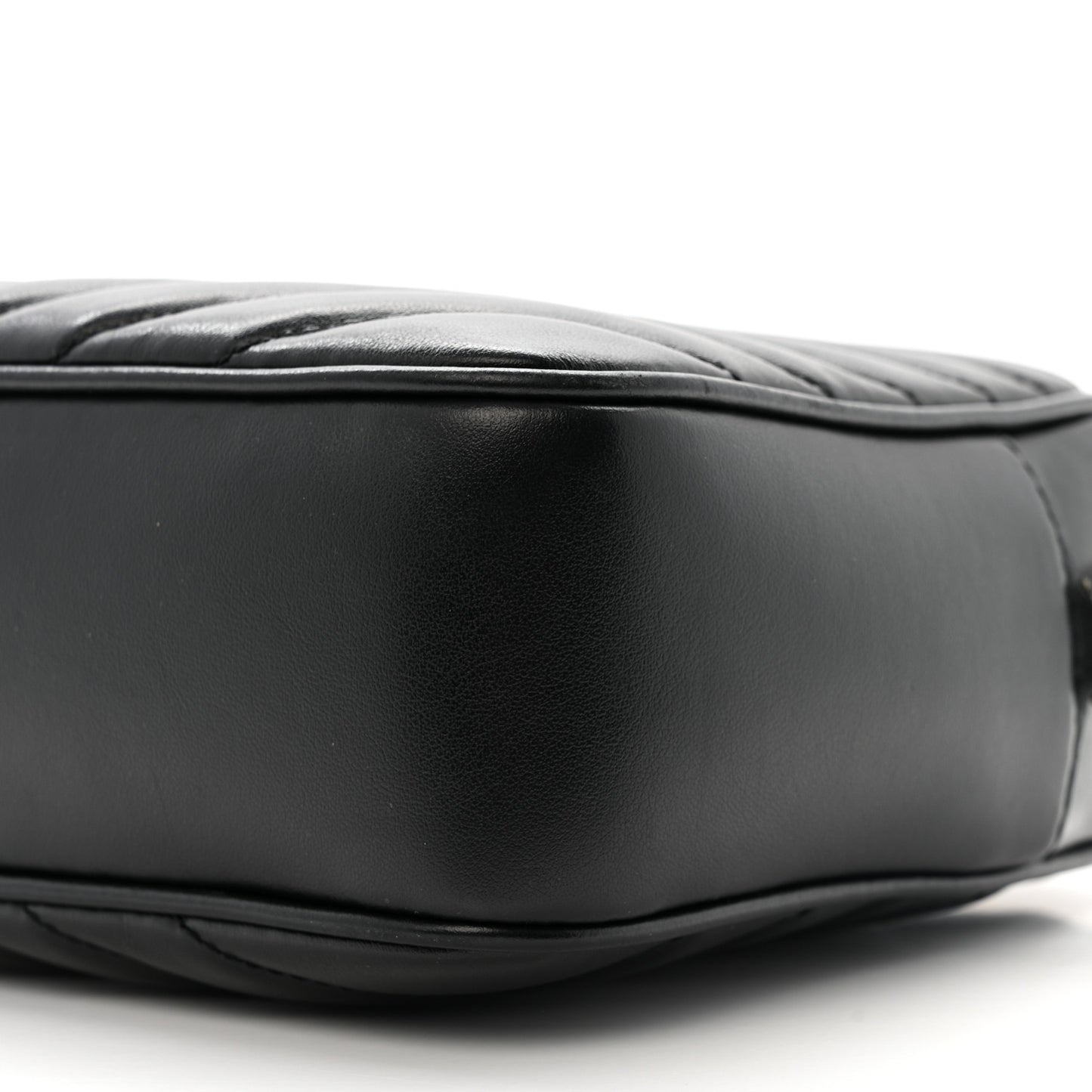 Calfskin Matelasse Monogram Lou Camera Bag Black
