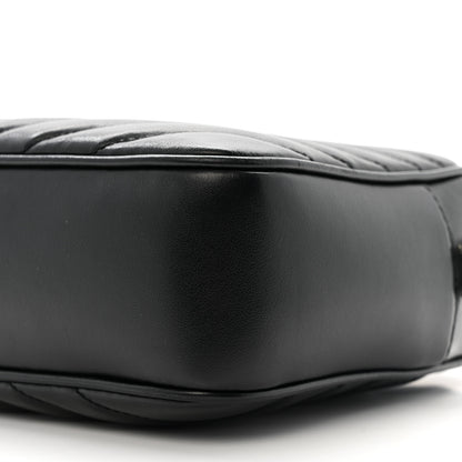 Saint Laurent Calfskin Matelasse Monogram Lou Camera Bag Black 10 of 14