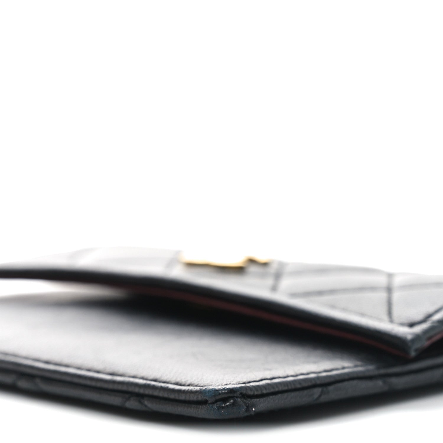 Chanel Lambskin Quilted Coin Purse Black 7 of 7