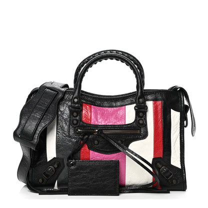 Balenciaga Agneau Arena Multicolore Classic Hardware S City Rose Gris White Black Rouge 1 of 4