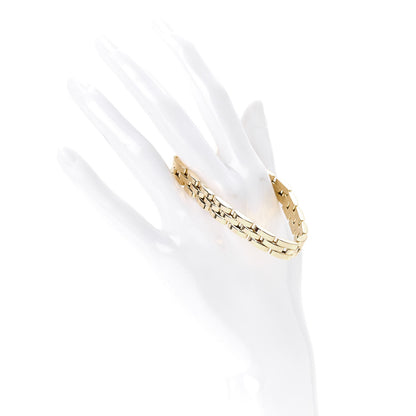 Cartier 18K Yellow Gold Panthere Maillon 3 Link Bracelet 2 of 5