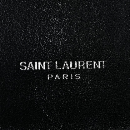 Saint Laurent Calfskin Star Print Medium Monogram Kate Satchel Black 7 of 18