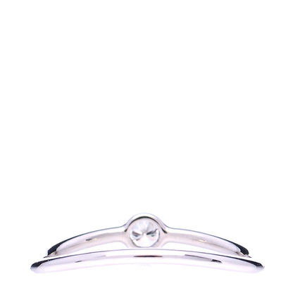 Tiffany Platinum Diamond Elsa Peretti Single-Row Wave Ring 48 4.5 3 of 5