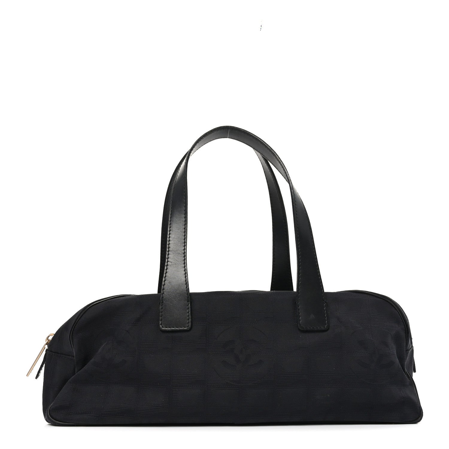 Chanel Nylon Travel Bowler Black 1 of 10
