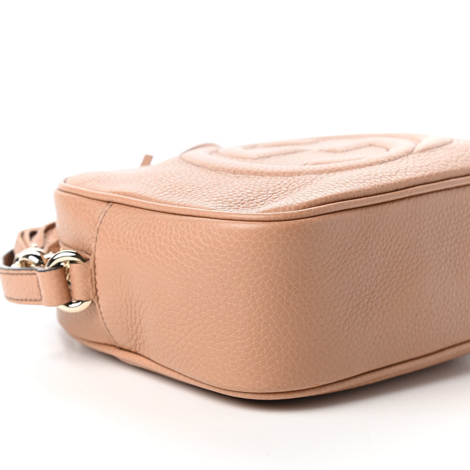 Gucci Pebbled Calfskin Small Soho Disco Bag Camelia 6 of 10
