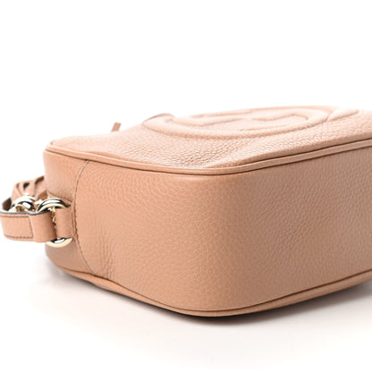 Gucci Pebbled Calfskin Small Soho Disco Bag Camelia 6 of 10