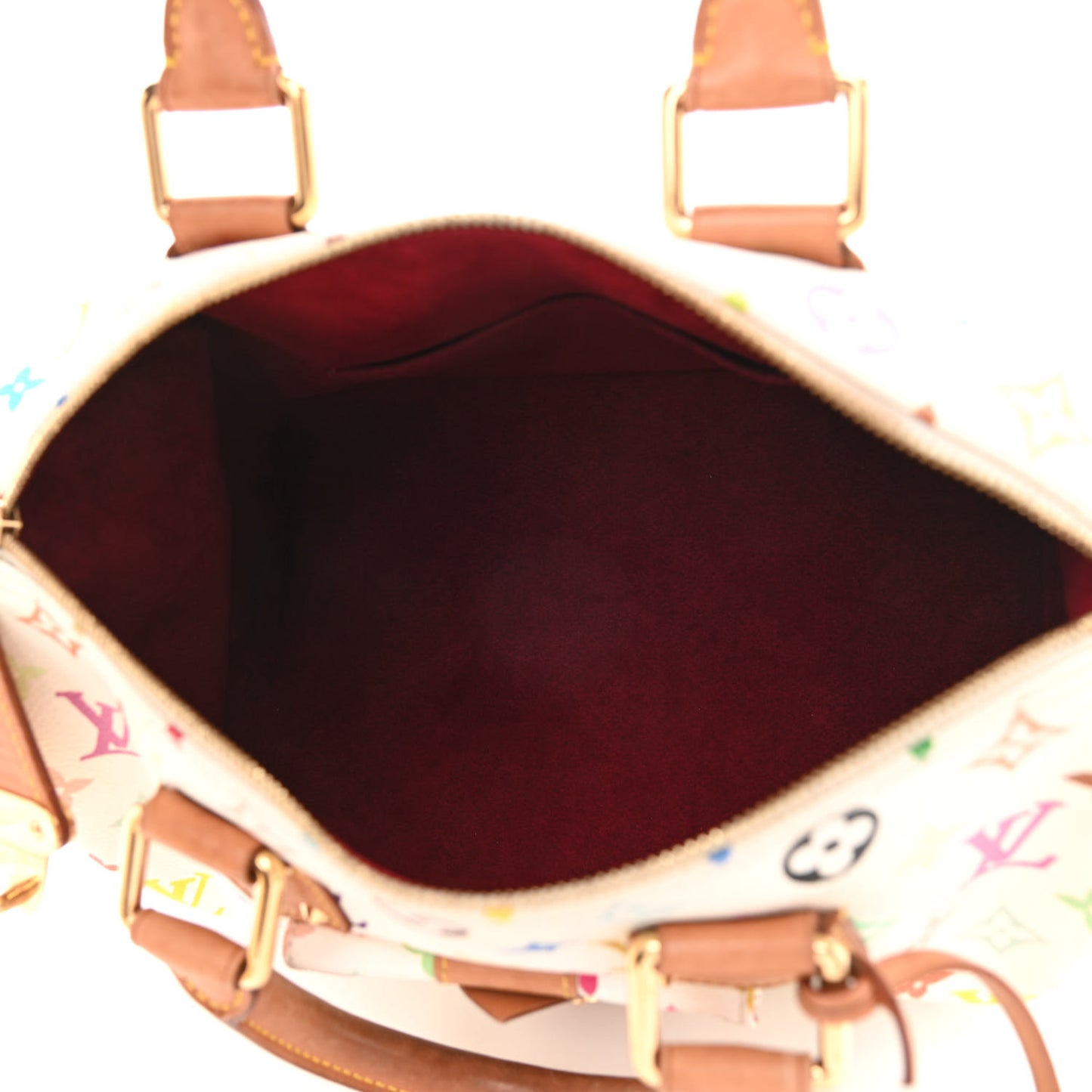 Monogram Multicolor Speedy 30 White
