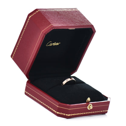 Cartier 18K Pink Gold 3.5mm LOVE Wedding Band Ring 47 4 5 of 5