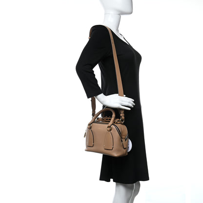 Chloe Calfskin Small Daria Cement Brown 2 of 11