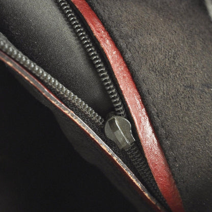 Saint Laurent Leather Mombasa Horn Bag Red 9 of 9