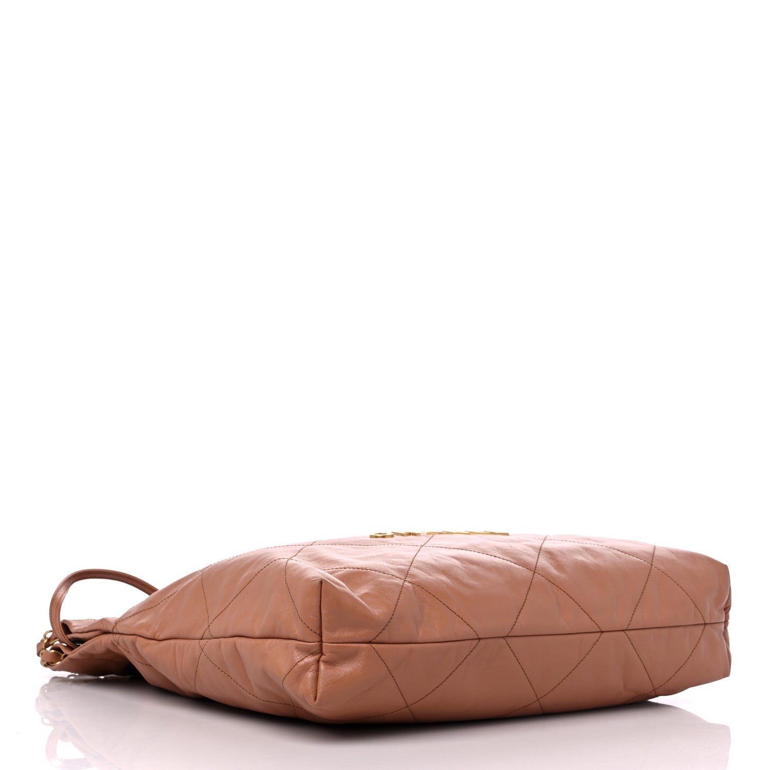 Chanel Shiny Calfskin Quilted Chanel 22 Camel 5 of 10