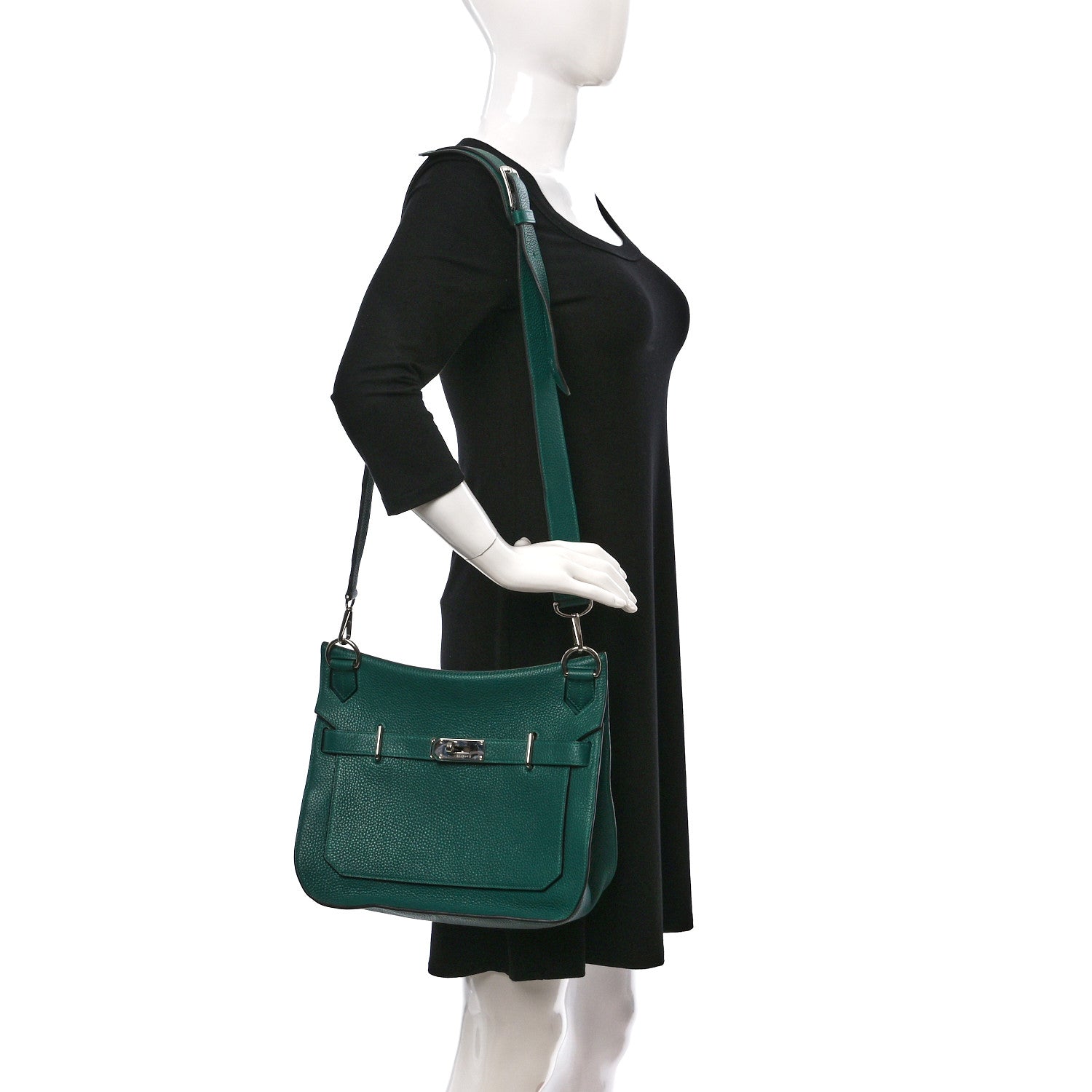 Hermes Taurillon Clemence Jypsiere 31 Malachite 2 of 10