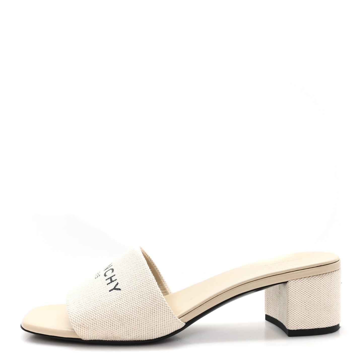 Cotton 4G Logo Mule Sandals 40 Beige