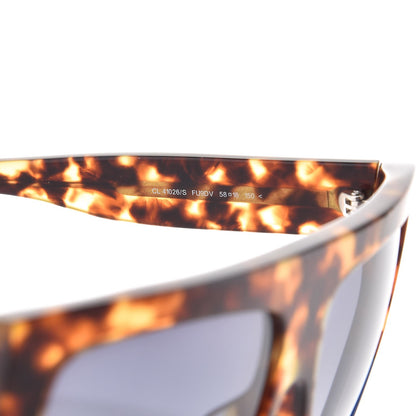 Celine Shadow Sunglasses CL 41026/S Havana Blue 6 of 7